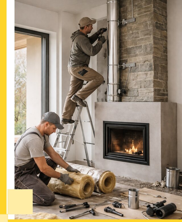 Монтаж дымоходов для каминов в Медногорске от 15258 р. ЭриданМдн