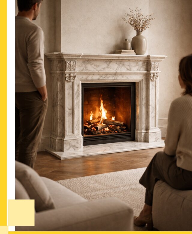 Мраморные камины под ключ в Медногорске от 254300 р. | ЭриданМдн