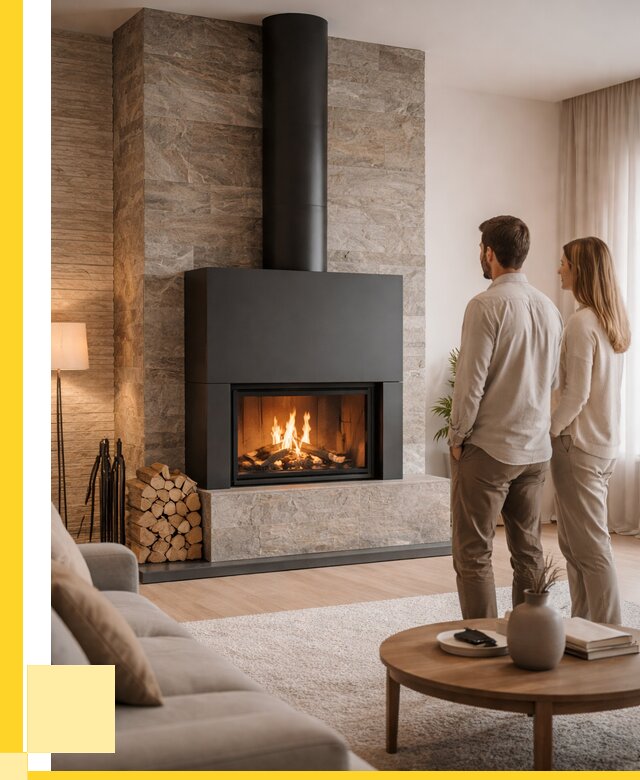 Закрытые камины под ключ в Медногорске от 122064 р., ЭриданМдн