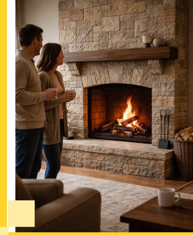 Каменные камины на заказ в Медногорске от 183096 р. | ЭриданМдн