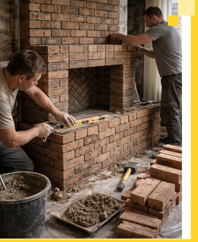 Изготовление и установка кирпичных каминов в Медногорске