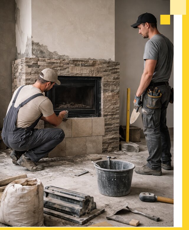 Камины под ключ в Медногорске: проект, изготовление и монтаж