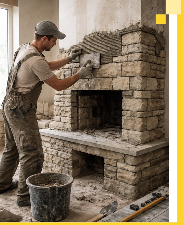 Строительство каминов под ключ в Медногорске от проектирования до монтажа