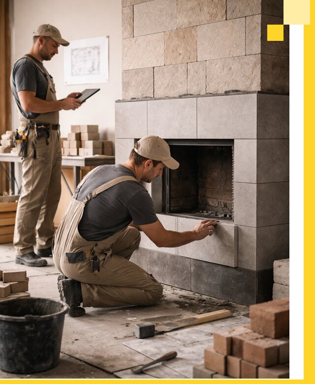 Индивидуальные проекты каминов и каминных систем в Медногорске