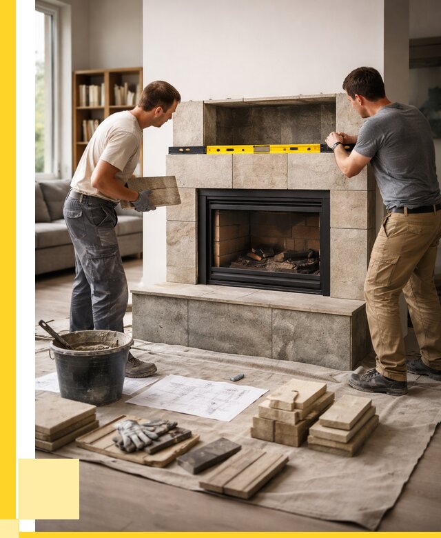 Монтаж каминов и установка в Медногорске от 45774 р. | ЭриданМдн