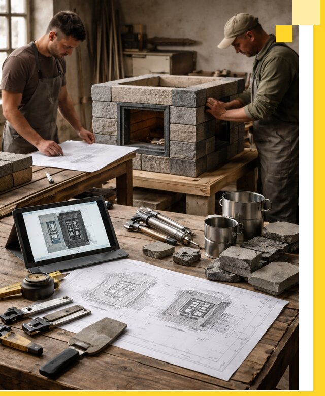 Разработка проектов печей с согласованием и монтажом в Медногорске