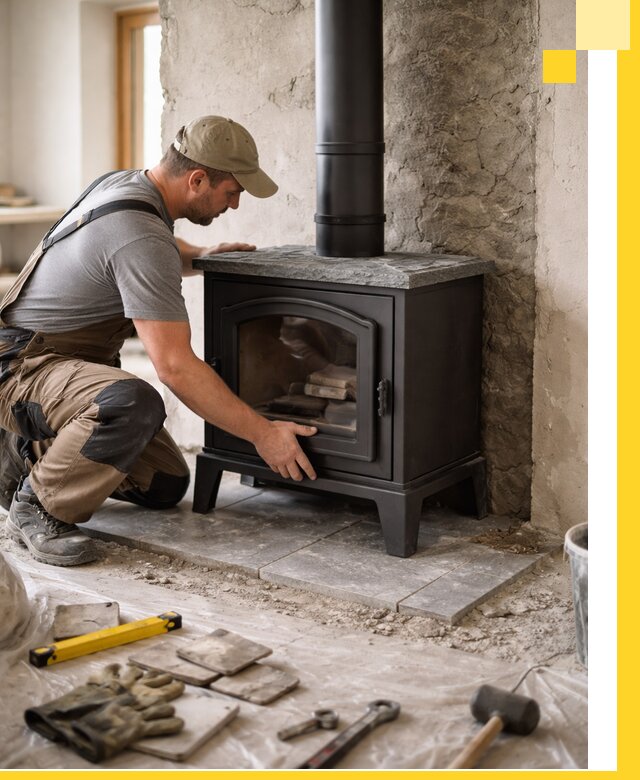 Профессиональный монтаж печей и каминов в Медногорске под ключ