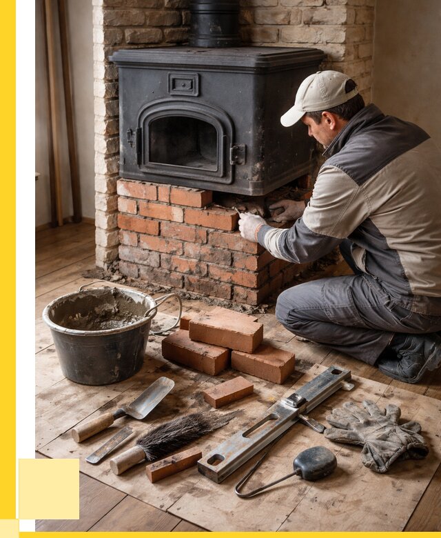 Ремонт печей в Медногорске от 12206 р., услуги печника ЭриданМдн