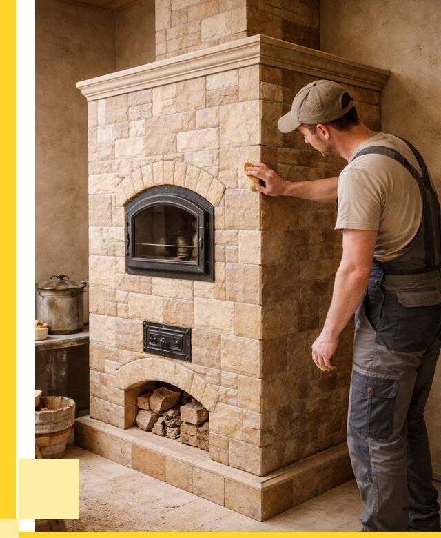 Облицовка печей в Медногорске от 4577 р. под ключ | ЭриданМдн