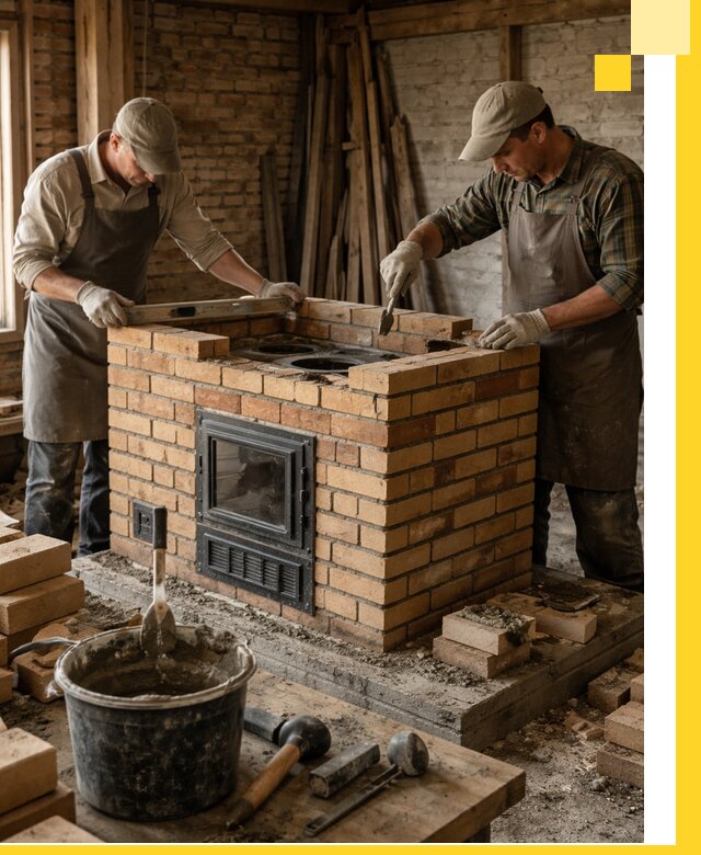 Изготовление и установка варочных печей под ключ в Медногорске