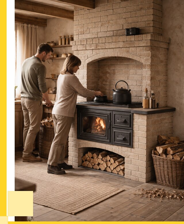 Печи с плитой в Медногорске от 45774 р. | ЭриданМдн — кирпичная печь