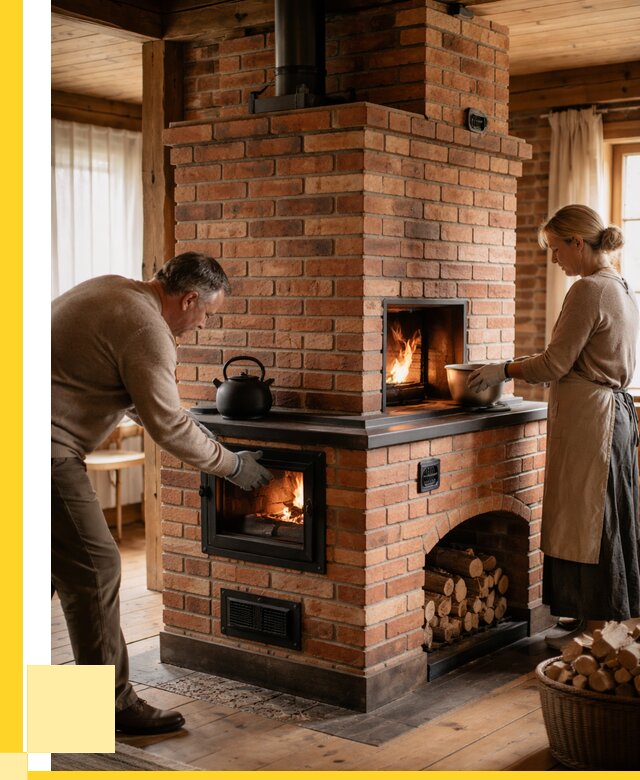 Печи для загородного дома под ключ в Медногорске от 81376 р. | ЭриданМдн