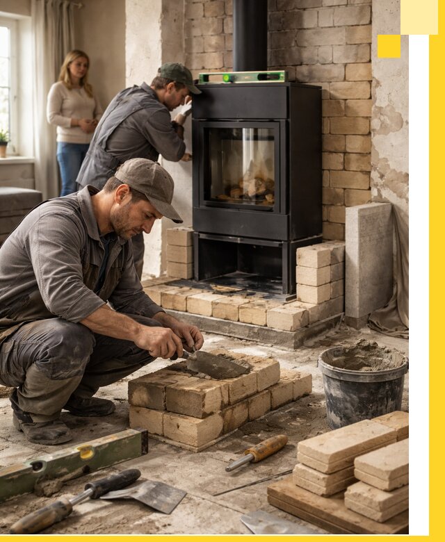 Печи и камины под ключ: проект, установка в Медногорске