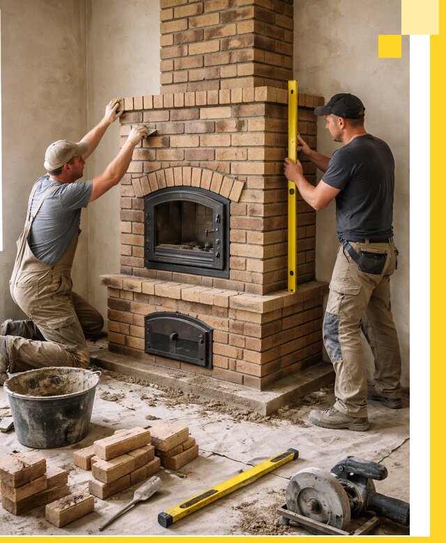 Продажа и установка печей и каминов для дома под ключ в Медногорске