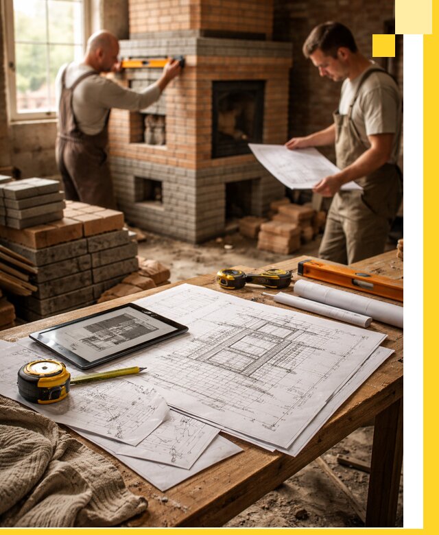 Проекты печей и каминов с индивидуальным дизайном в Медногорске