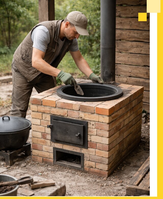 Изготовление и установка печей для казана в Медногорске под ключ