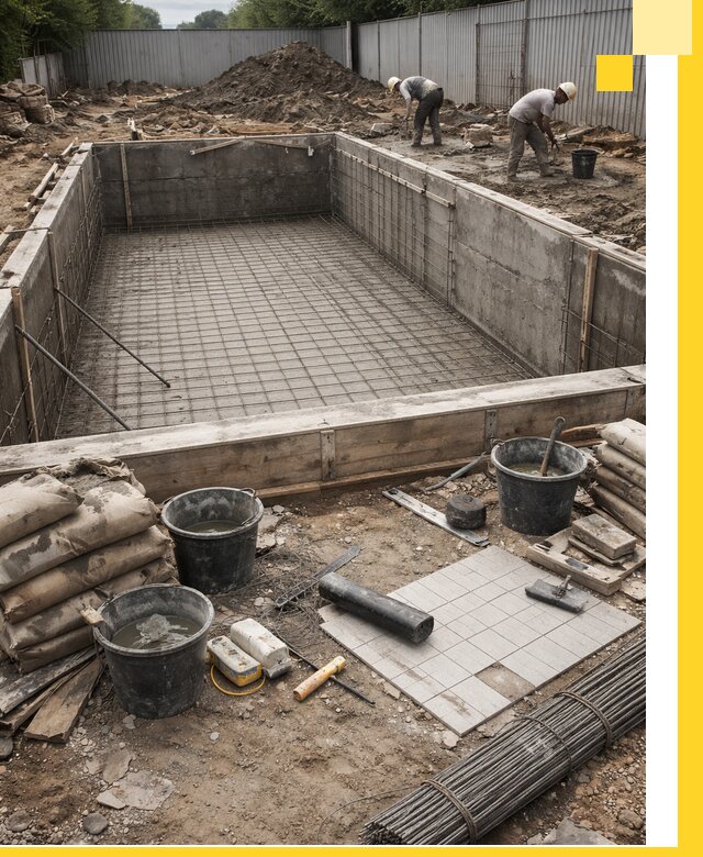 Строительство бассейнов под ключ в Медногорске, дизайн и монтаж