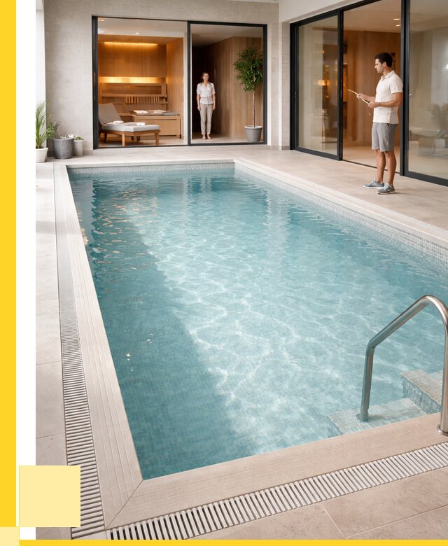 Отделка бассейна пленкой ПВХ в Медногорске от 3560 р. - ЭриданМдн