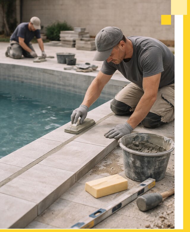 Отделка бассейнов в Медногорске: декоративная отделка и гидроизоляция