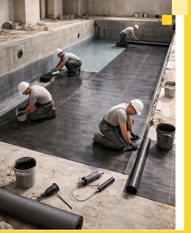 Профессиональная гидроизоляция бассейнов и чаш в Медногорске под ключ