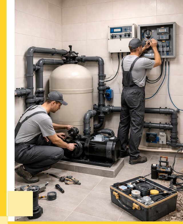 Монтаж оборудования для бассейнов в Медногорске от 40688 р. | ЭриданМдн