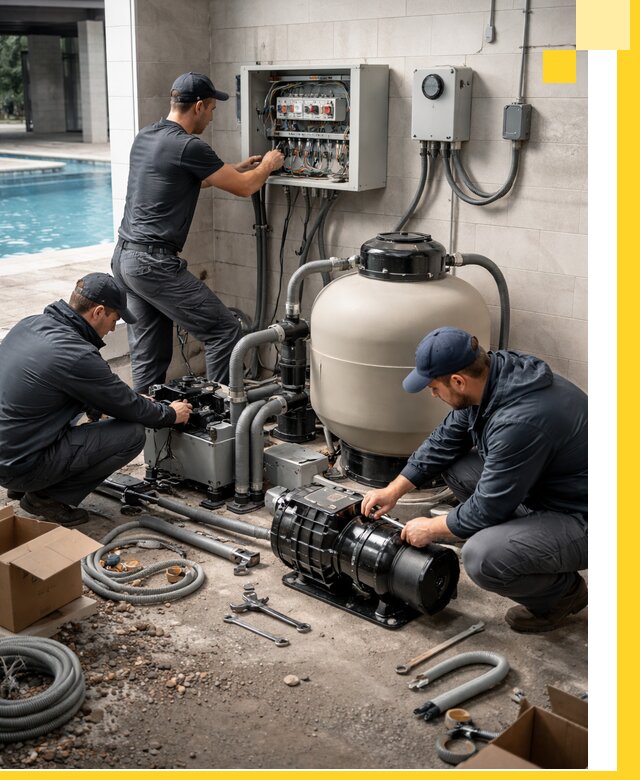 Профессиональный монтаж оборудования для бассейнов в Медногорске