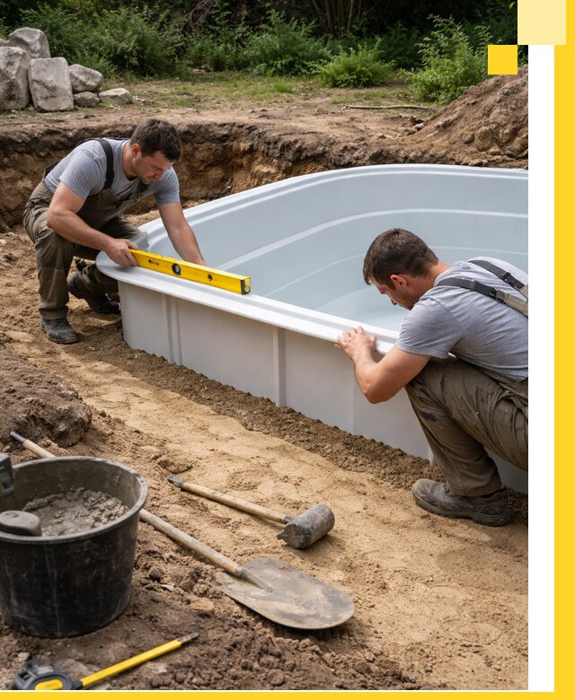 Производство и установка пластиковых бассейнов в Медногорске под ключ