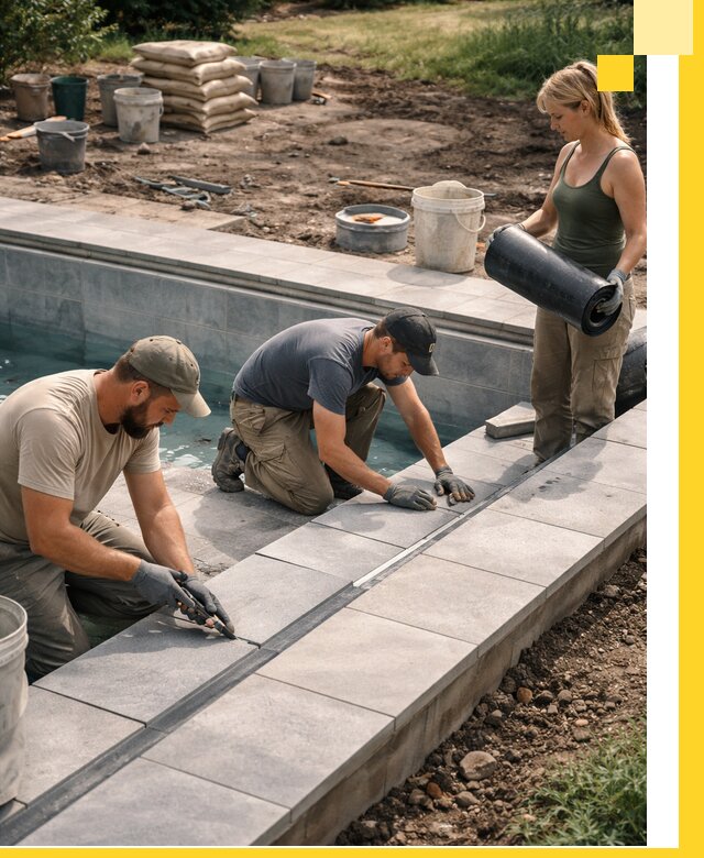 Строительство и монтаж уличных бассейнов под ключ в Медногорске