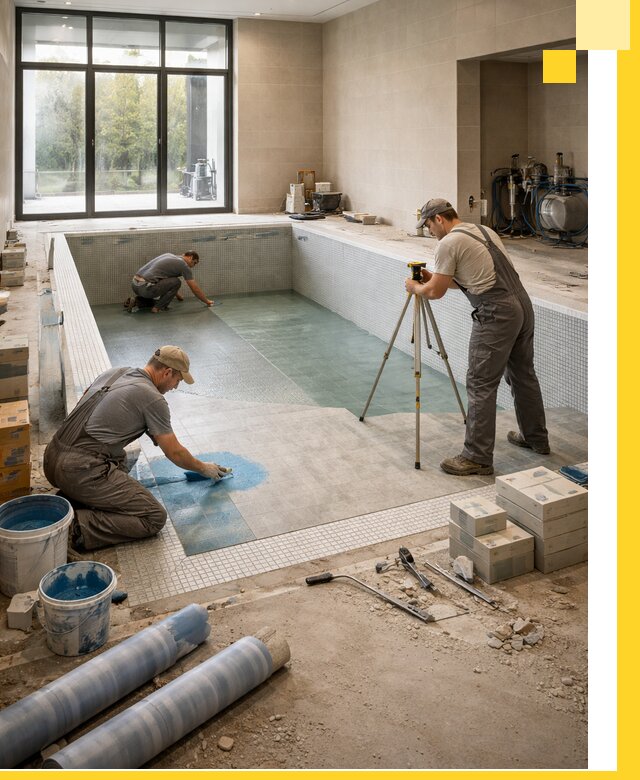 Проект и строительство закрытых бассейнов в Медногорске под ключ