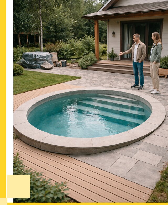 Бассейн на даче под ключ в Медногорске от 203440 р., ЭриданМдн