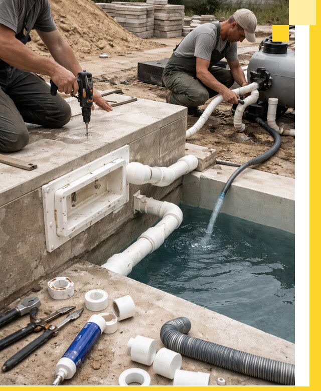 Строительство скиммерных бассейнов под ключ в Медногорске