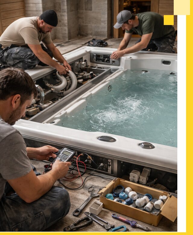 Гидромассажные бассейны под ключ в Медногорске, дизайн и монтаж