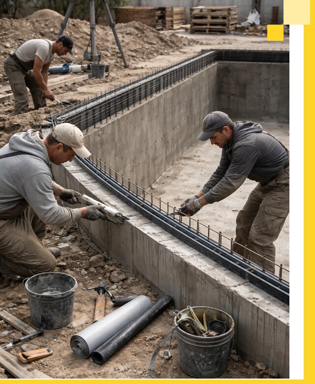 Качественный монтаж чаши бассейна в Медногорске под ключ с гарантией