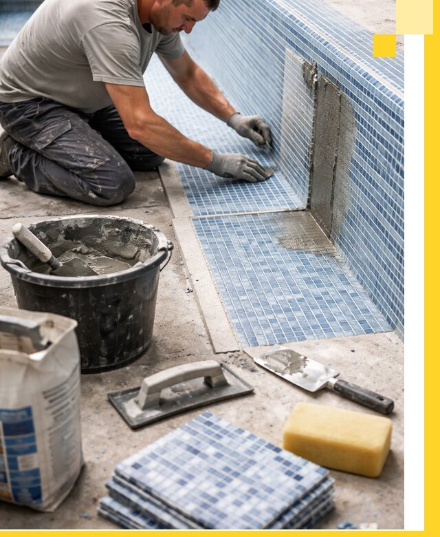 Укладка и ремонт мозаики для бассейнов под ключ в Медногорске