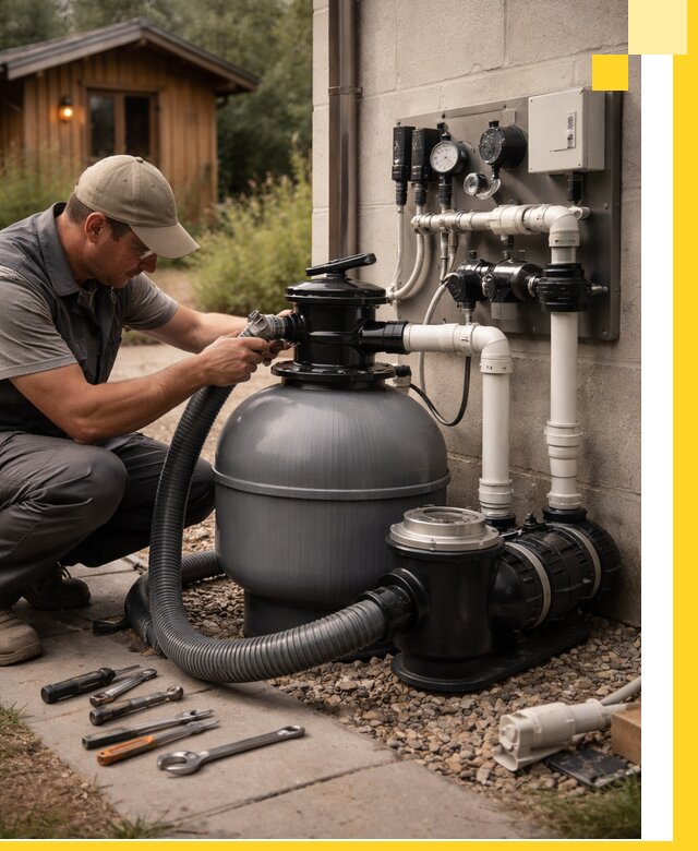 Продажа и монтаж фильтров и насосов для бассейнов в Медногорске