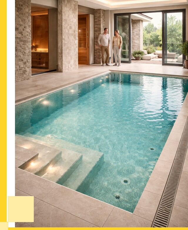 Бассейн во дворе в Медногорске: проект, отделка от 1220640 р. | ЭриданМдн