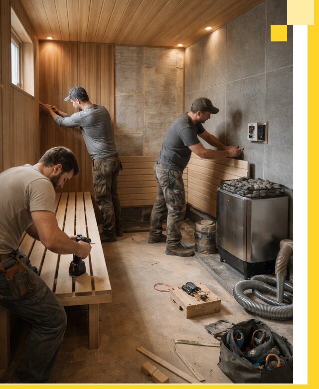 Сауны под ключ в Медногорске, проектирование, строительство, отделка