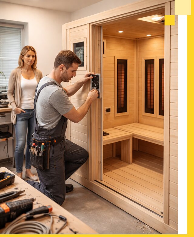 Инфракрасные сауны под ключ в Медногорске продажа и установка