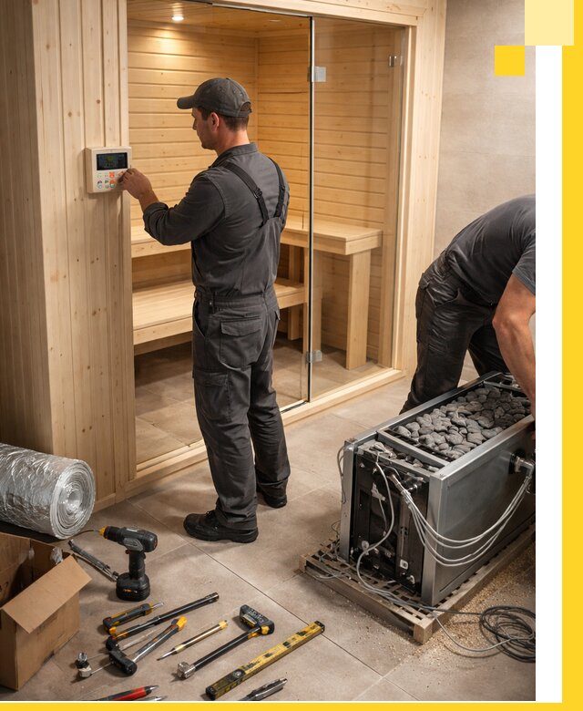 Поставка, установка и монтаж электрических саун в Медногорске