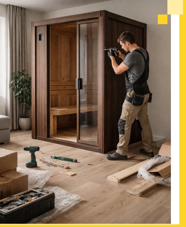 Установка и производство мини саун под ключ в Медногорске