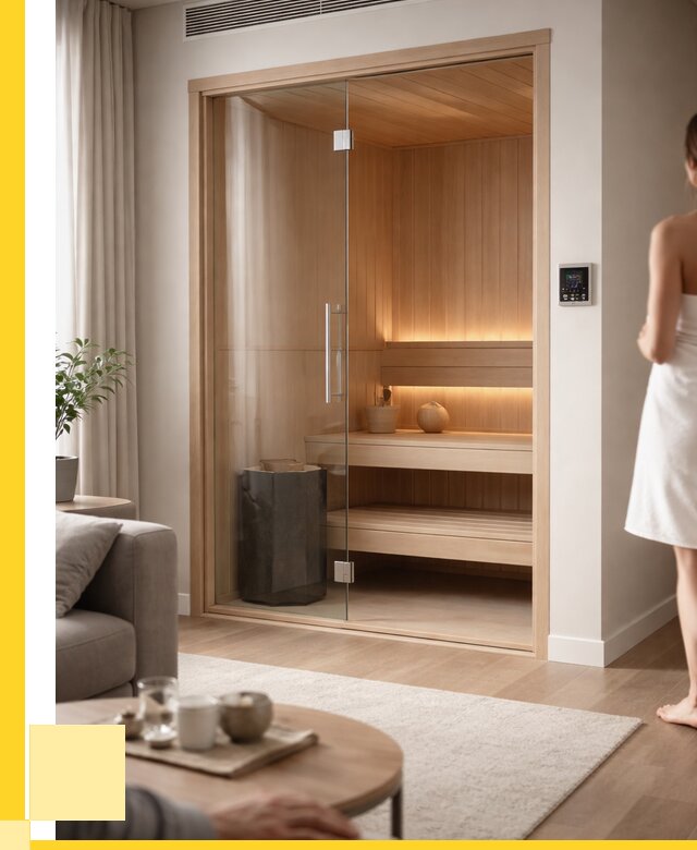 Сауна в квартире под ключ в Медногорске от 122064 р. ЭриданМдн