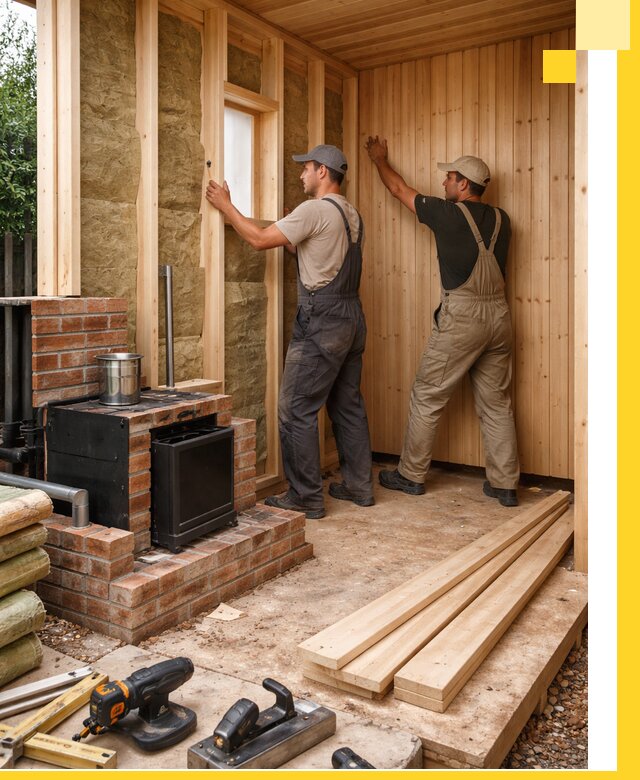 Строительство и установка дачных саун под ключ в Медногорске