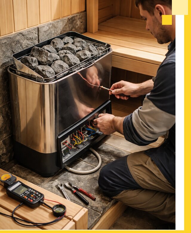 Продажа и установка электрокаменок для саун в Медногорске