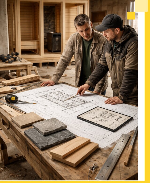 Проекты бань под ключ и планы строительства в Медногорске