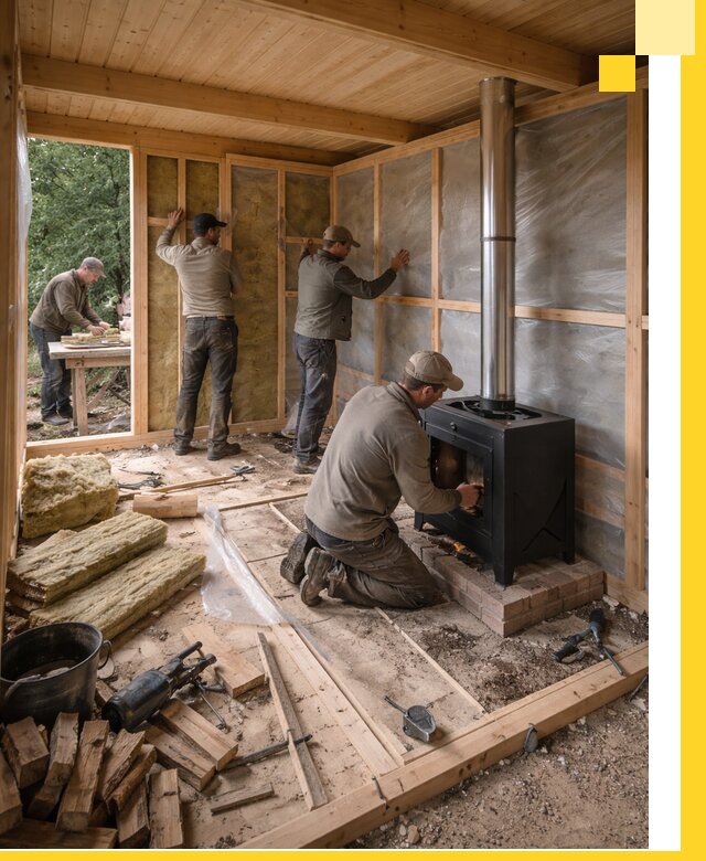 Профессиональный монтаж бань под ключ в Медногорске для дома