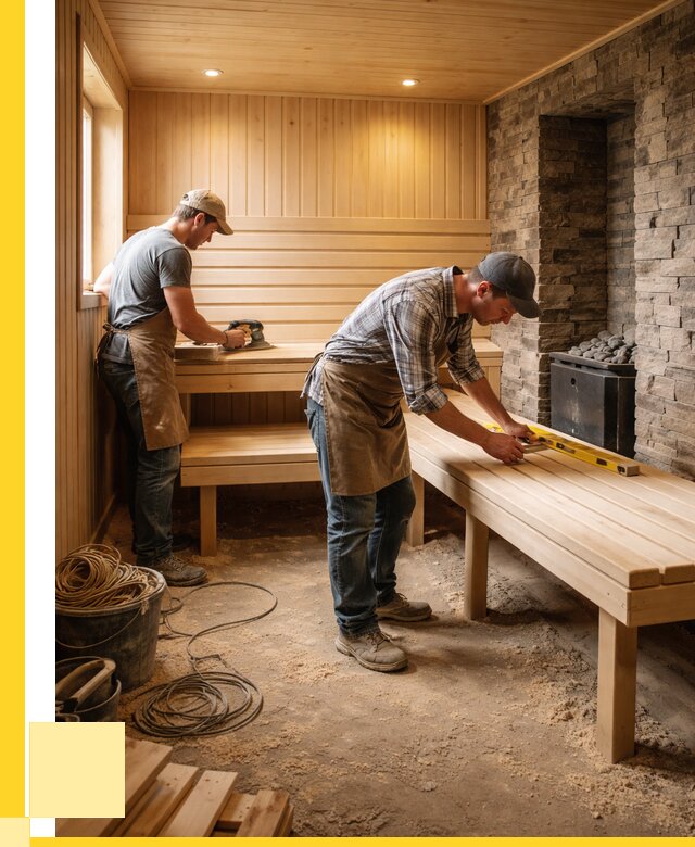 Отделка бани в Медногорске: внутренняя отделка от 3052 р. | ЭриданМдн