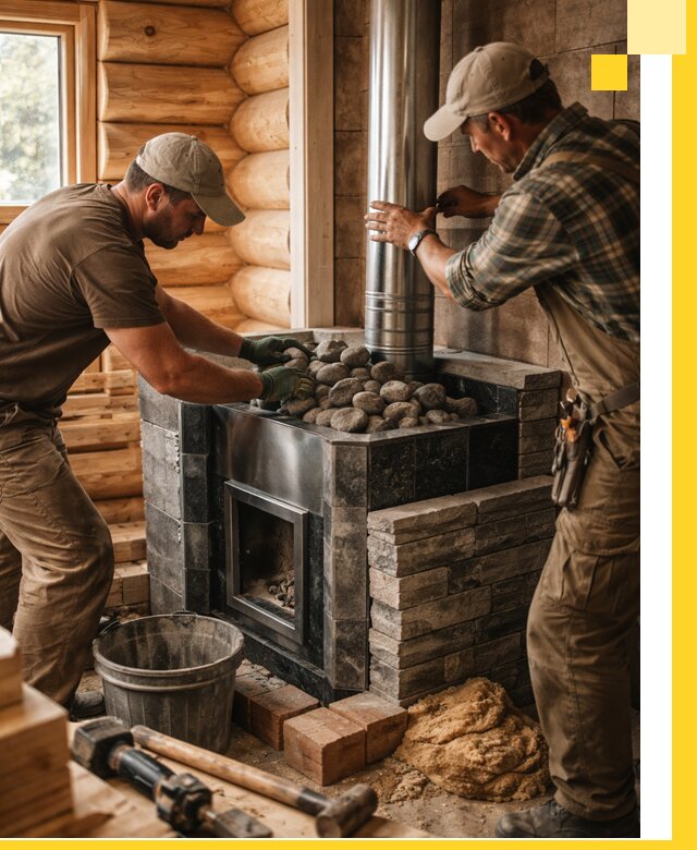 Строительство и отделка русских бань под ключ в Медногорске