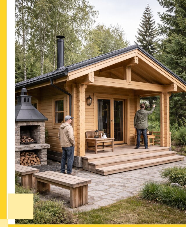 Деревянные бани под ключ в Медногорске от 457740 р. | ЭриданМдн