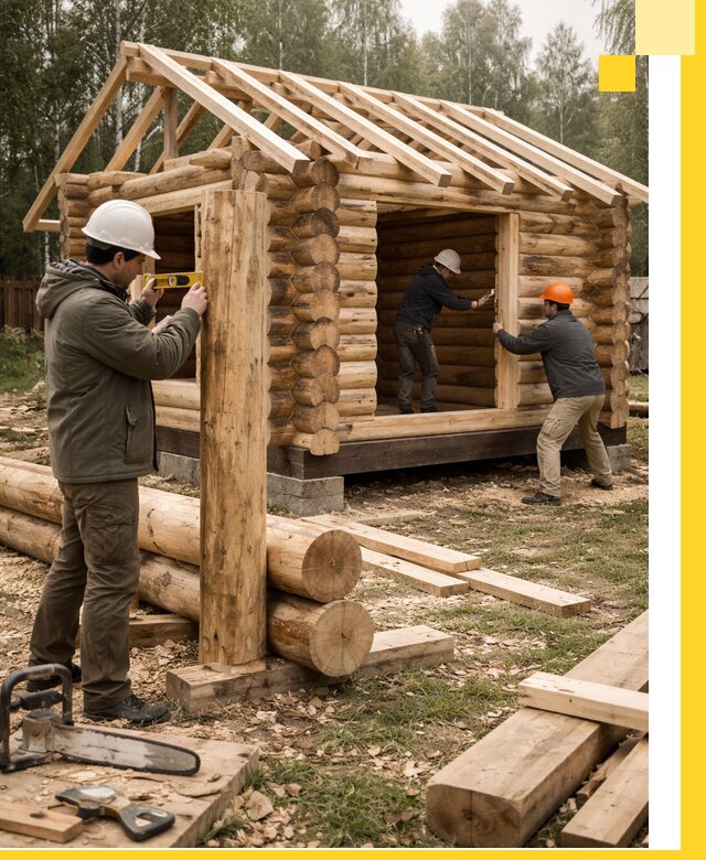 Строительство бань для дачи под ключ в Медногорске с доставкой и монтажом