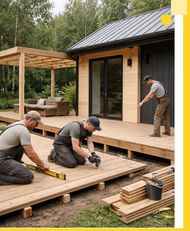 Строительство бань с террасой и бассейном под ключ в Медногорске